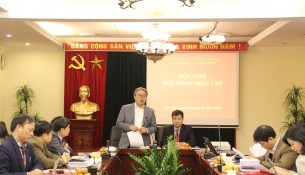 Dr. Dang Xuan Hoan, NAPA President delivers a speech at the meeting