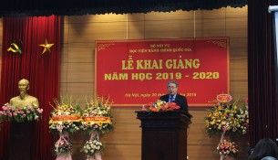 Dr Dang Xuan Hoan – NAPA President announcing the opening ceremony of the academic year 2019 – 2020