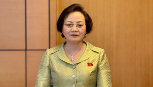 Minister of Home Affairs Pham Thi Thanh Tra.