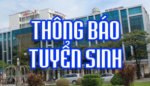 Thông báo tuyển sinh hệ đại học Học viện Hành chính Quốc gia