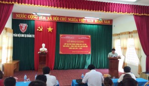 PGS. TS. Thái Thanh Hà, Phó trưởng Ban Đào tạo  Học viện Hành chính Quốc gia phát biểu khai giảng lớp học