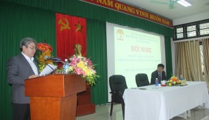 TS. Đặng Xuân Hoan, Bí thư Đảng ủy, Giám đốc Học viện Hành chính Quốc gia phát biểu chỉ đạo Hội nghị